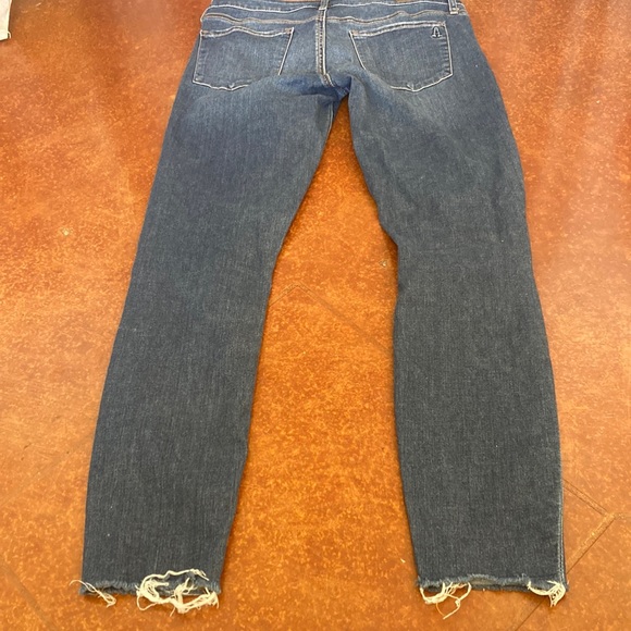 EUC Articles of Society Distressed Cropped / Ankle Skinny Leg Jeans Sz 26 - Picture 7 of 8